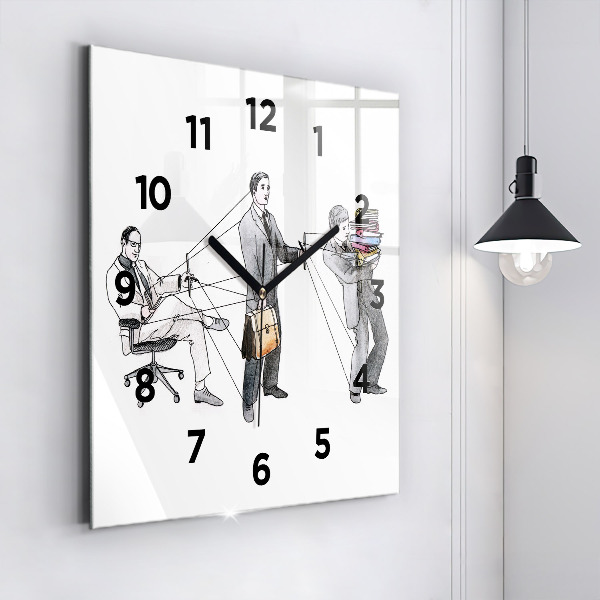Orologio quadrato Persone burattinaie