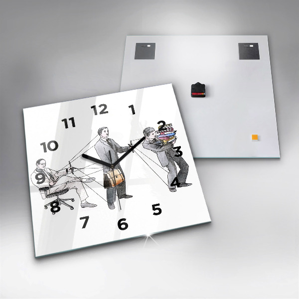 Orologio quadrato Persone burattinaie