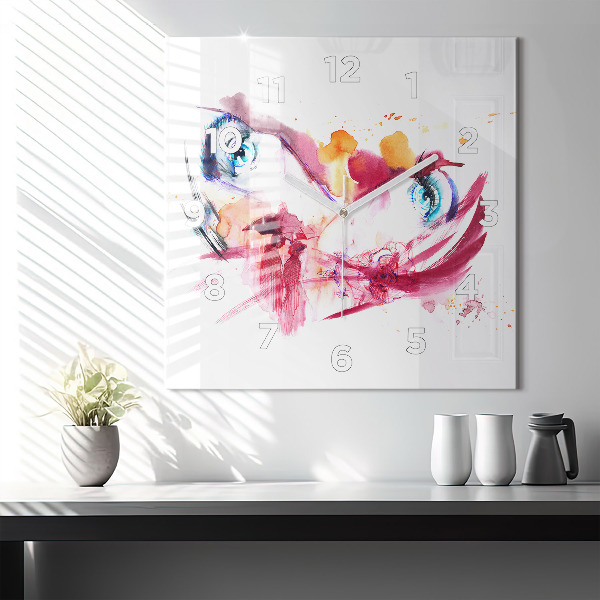 Orologio quadrato Coppia romantica