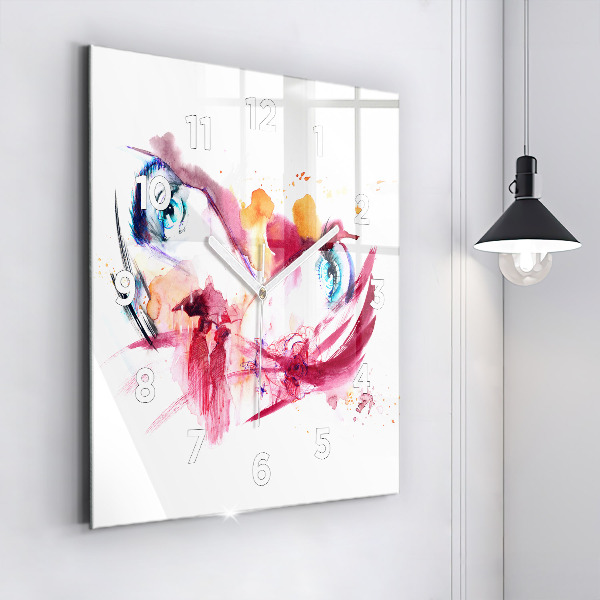 Orologio quadrato Coppia romantica