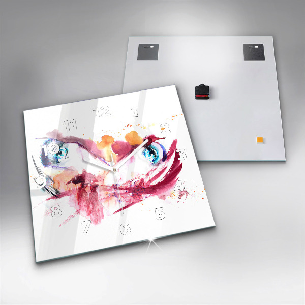 Orologio quadrato Coppia romantica