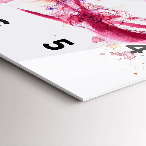 Orologio quadrato Coppia romantica