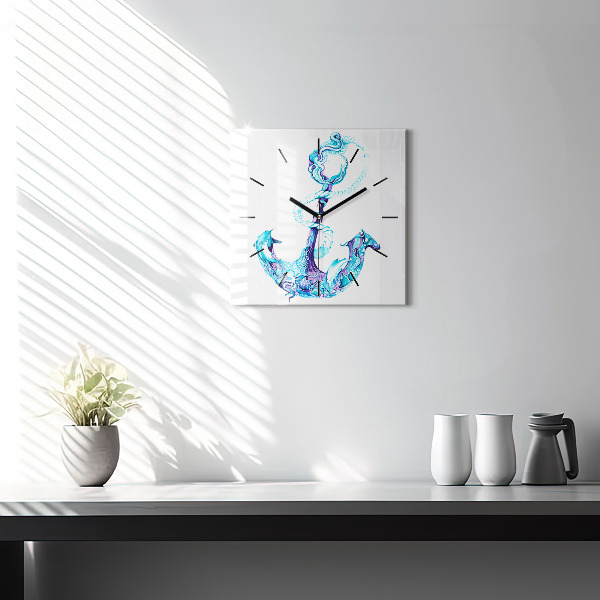 Orologio quadrato Ancora galleggiante