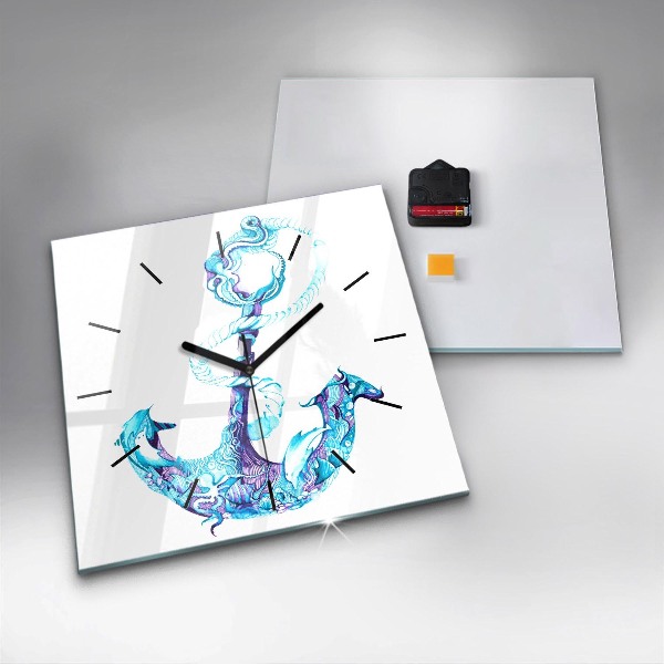 Orologio quadrato Ancora galleggiante