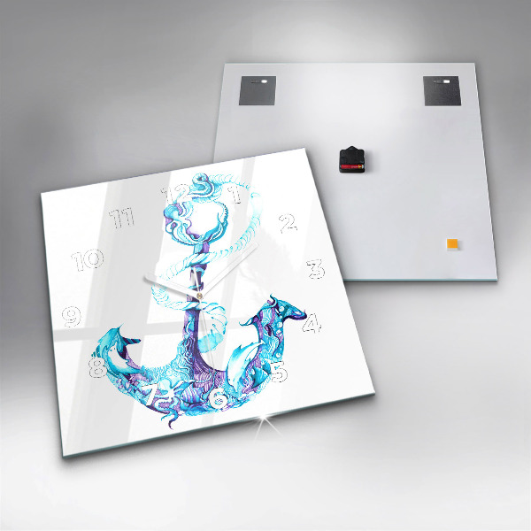 Orologio quadrato Ancora galleggiante