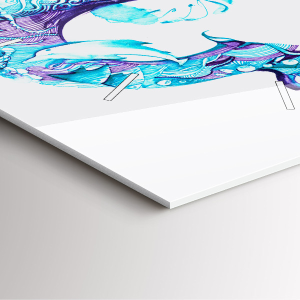 Orologio quadrato Ancora galleggiante