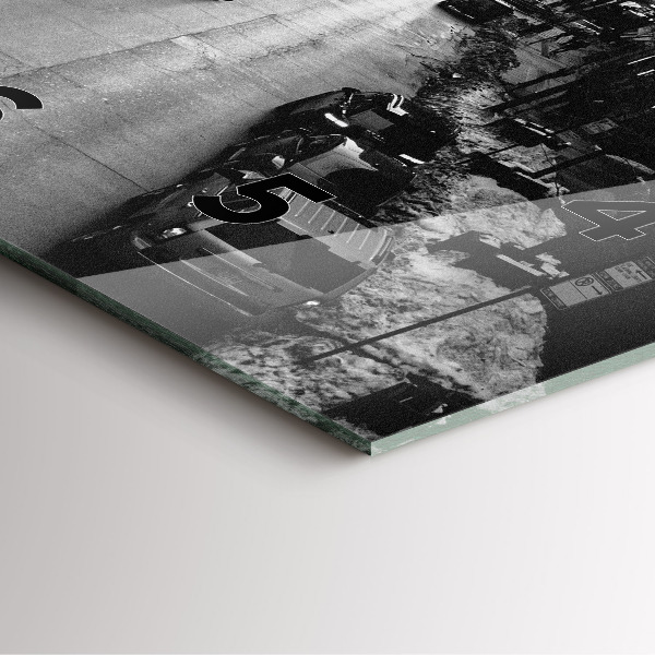 Orologio quadrato Strade della città di Chicago