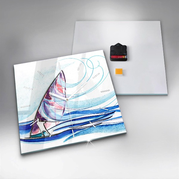 Orologio quadrato Tavola da surf