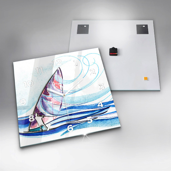 Orologio quadrato Tavola da surf