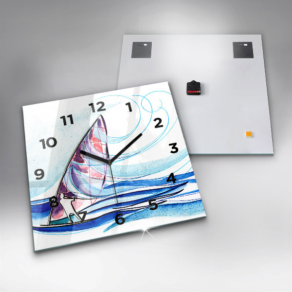 Orologio quadrato Tavola da surf