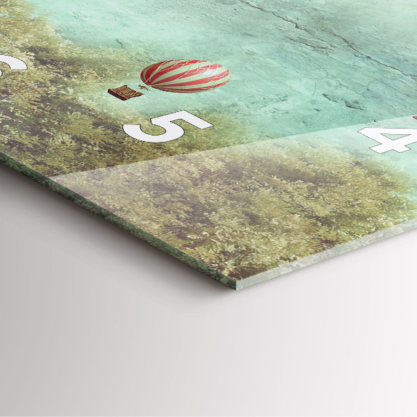 Orologio quadrato Palloncini dipinti