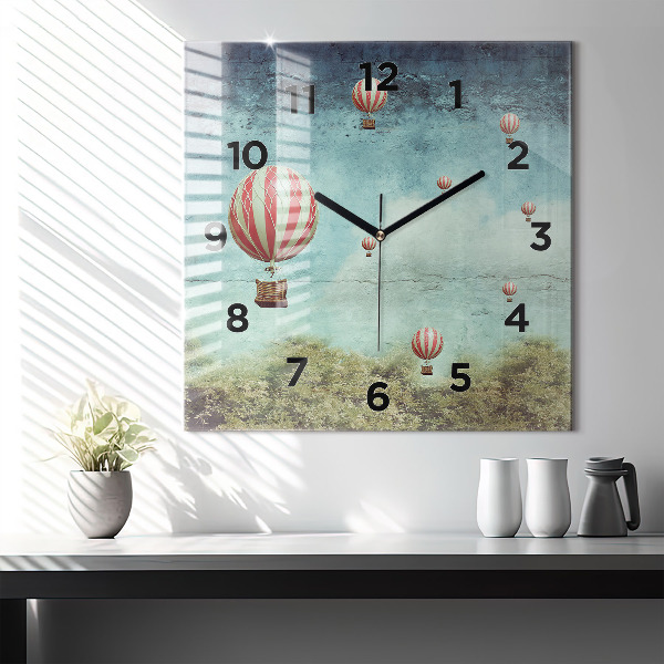 Orologio quadrato Palloncini dipinti