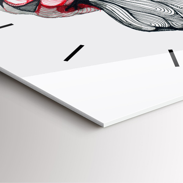 Orologio quadrato Tenersi per mano