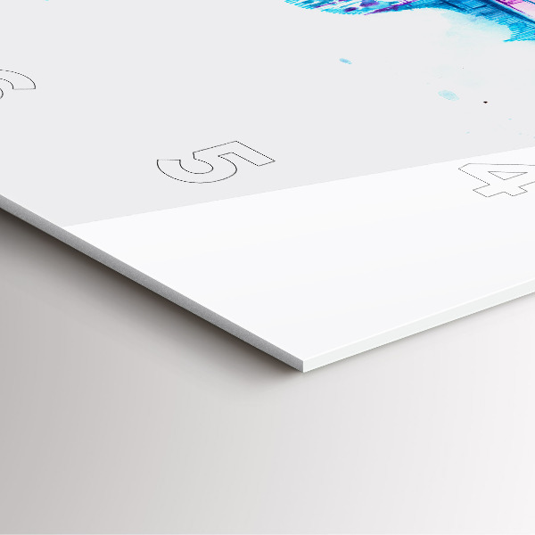 Orologio quadrato Lago del parco del violoncello