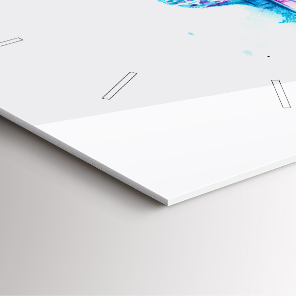 Orologio quadrato Lago del parco del violoncello