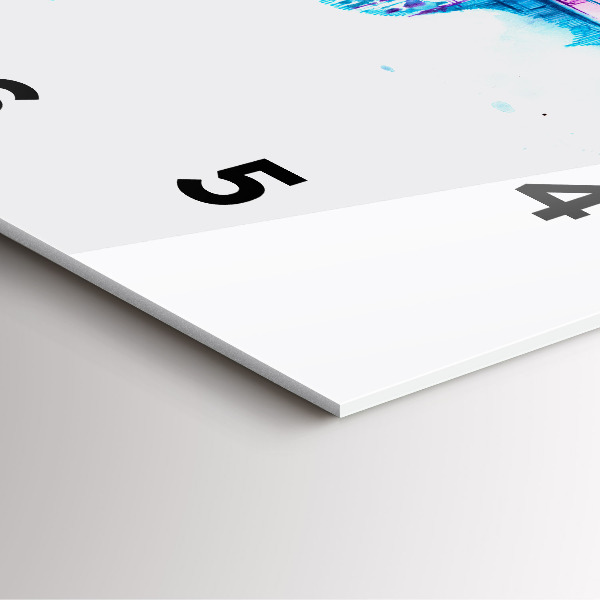 Orologio quadrato Lago del parco del violoncello