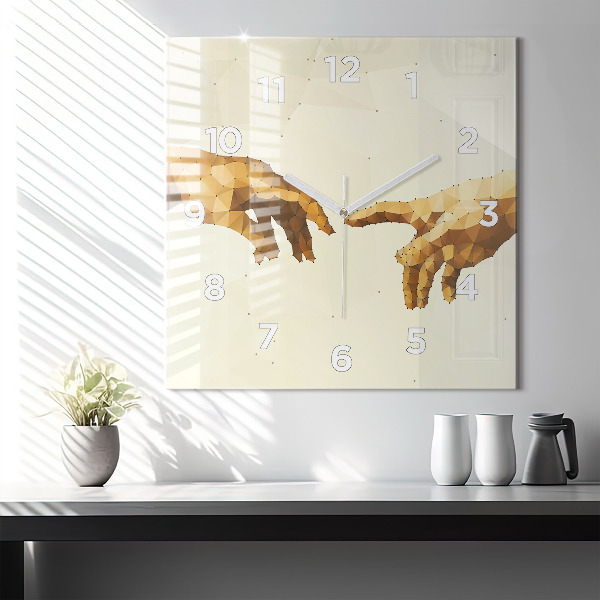 Orologio quadrato Creazione di Adamo