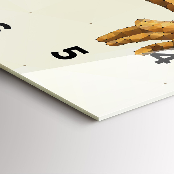 Orologio quadrato Creazione di Adamo