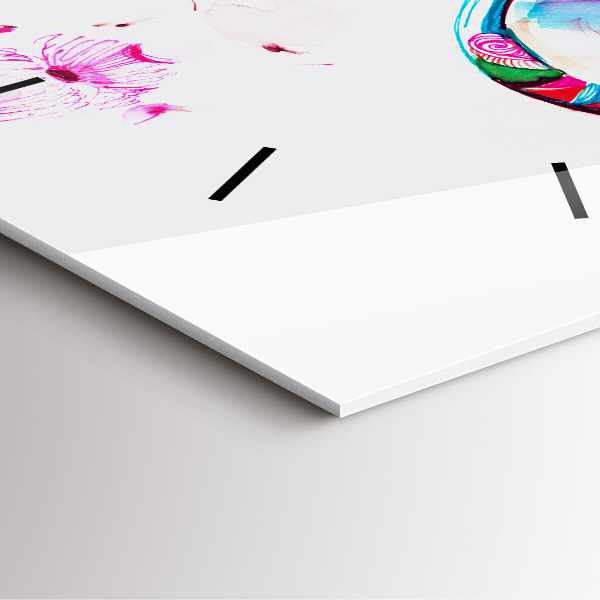 Orologio quadrato Donna con gli occhiali