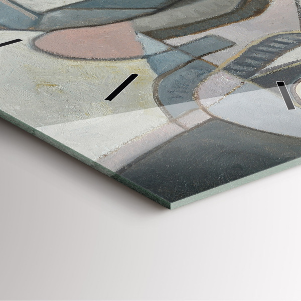 Orologio quadrato Pittura astratta