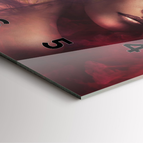 Orologio quadrato Ritratto di una donna