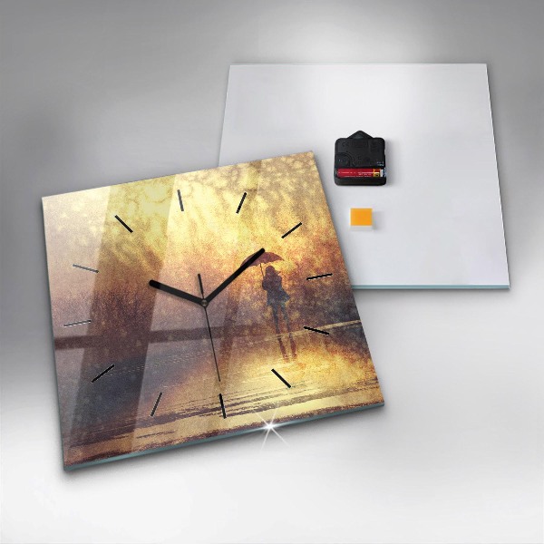 Orologio quadrato donna con ombrello