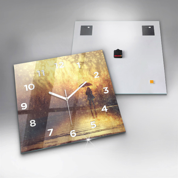 Orologio quadrato donna con ombrello