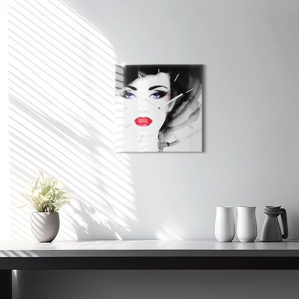 Orologio quadrato Ritratto di una donna