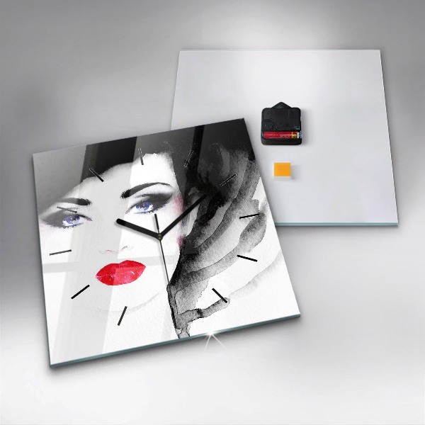 Orologio quadrato Ritratto di una donna