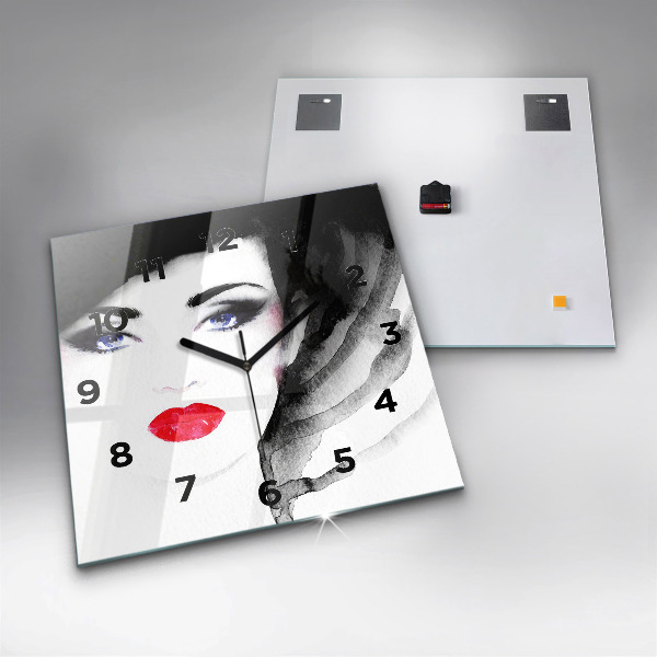 Orologio quadrato Ritratto di una donna