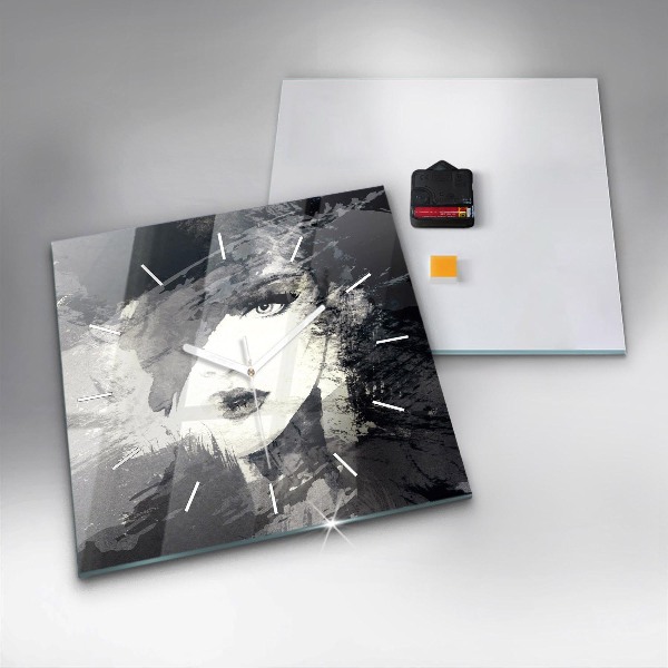 Orologio quadrato Donna - acquerelli