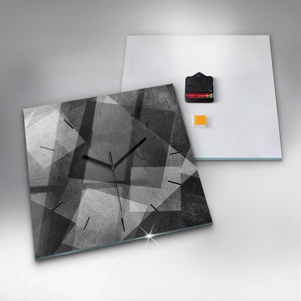 Orologio quadrato Astrazione geometrica
