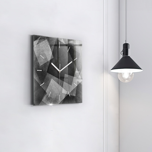 Orologio quadrato Astrazione geometrica