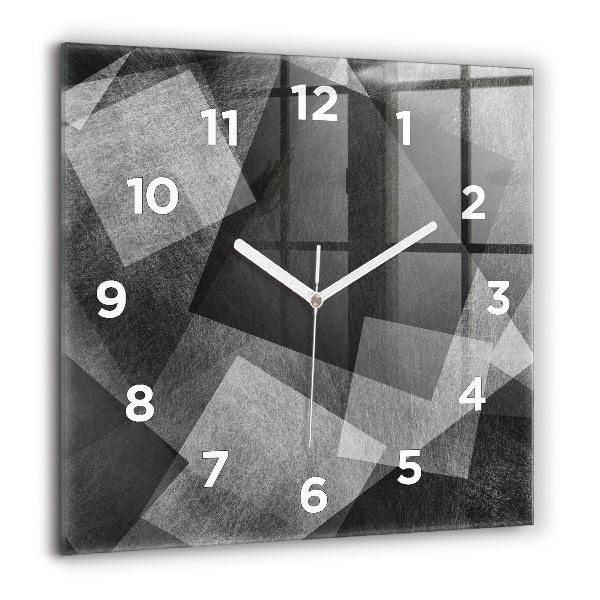 Orologio quadrato Astrazione geometrica