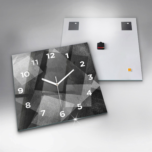 Orologio quadrato Astrazione geometrica