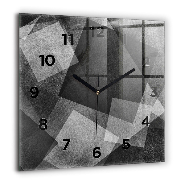 Orologio quadrato Astrazione geometrica