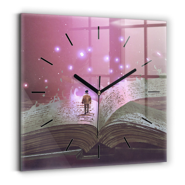 Orologio quadrato Libro di astrazione