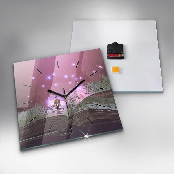 Orologio quadrato Libro di astrazione