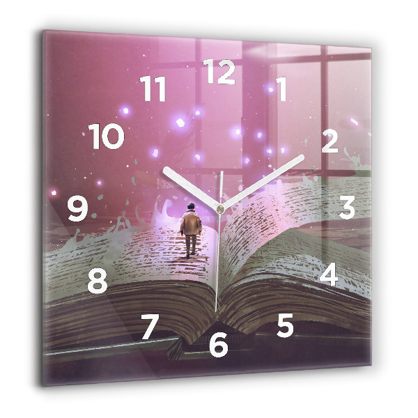 Orologio quadrato Libro di astrazione
