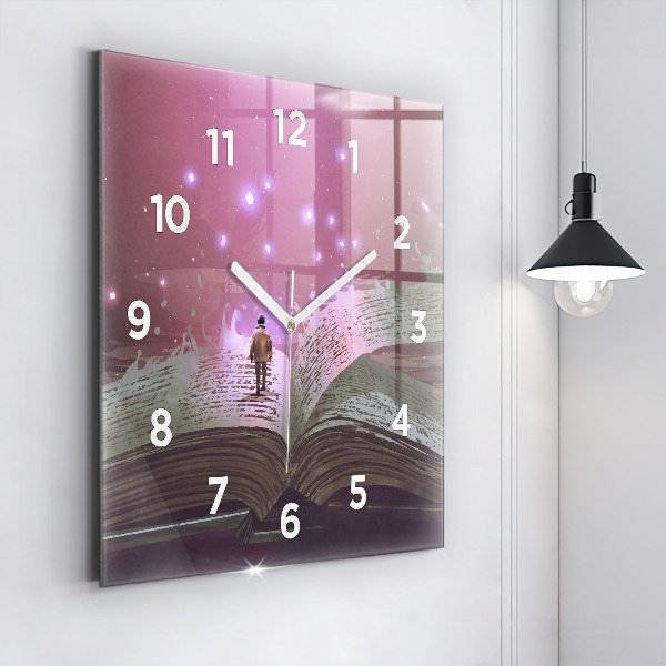 Orologio quadrato Libro di astrazione