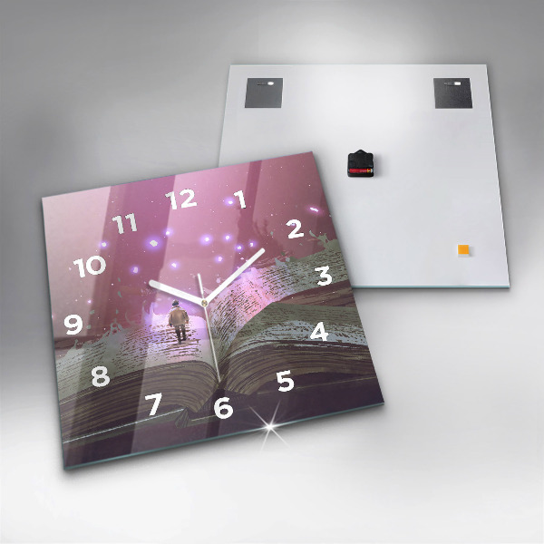 Orologio quadrato Libro di astrazione