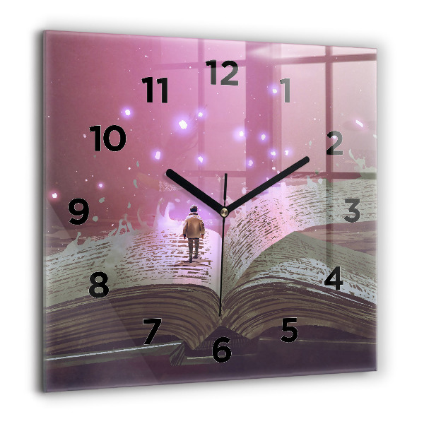 Orologio quadrato Libro di astrazione