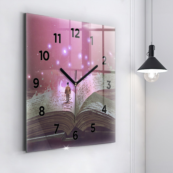 Orologio quadrato Libro di astrazione