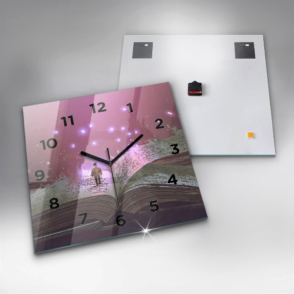 Orologio quadrato Libro di astrazione