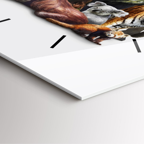 Orologio quadrato Animali selvatici