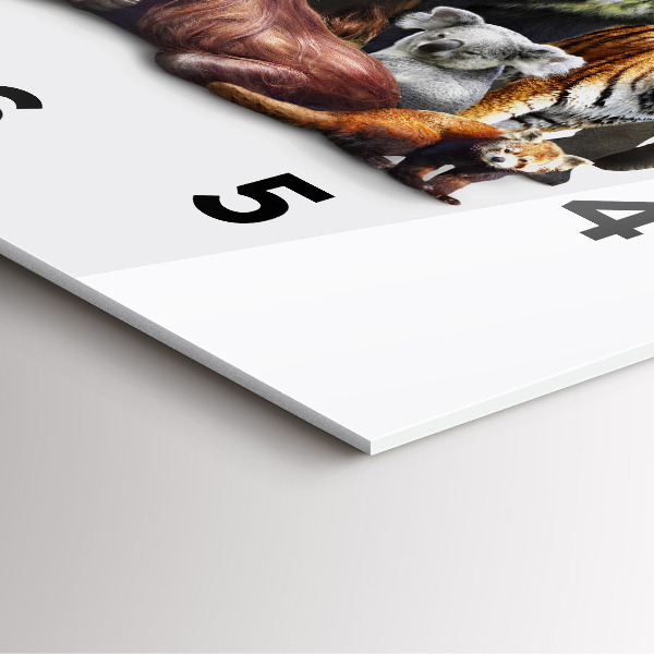 Orologio quadrato Animali selvatici