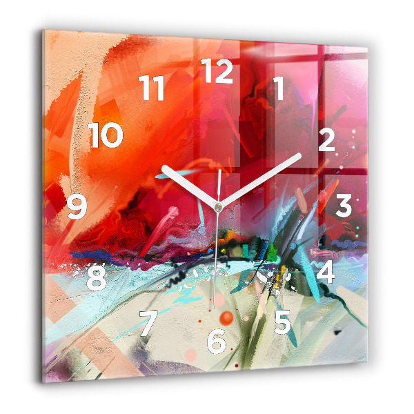 Orologio quadrato File di spezie