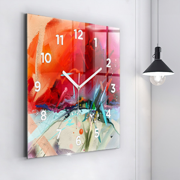 Orologio quadrato File di spezie