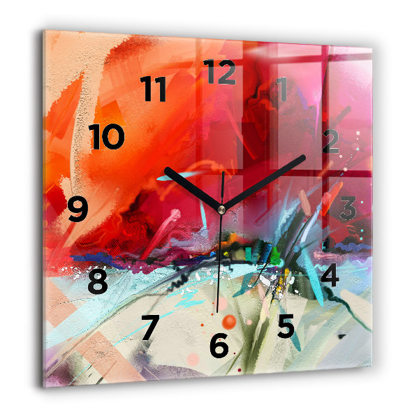 Orologio quadrato File di spezie