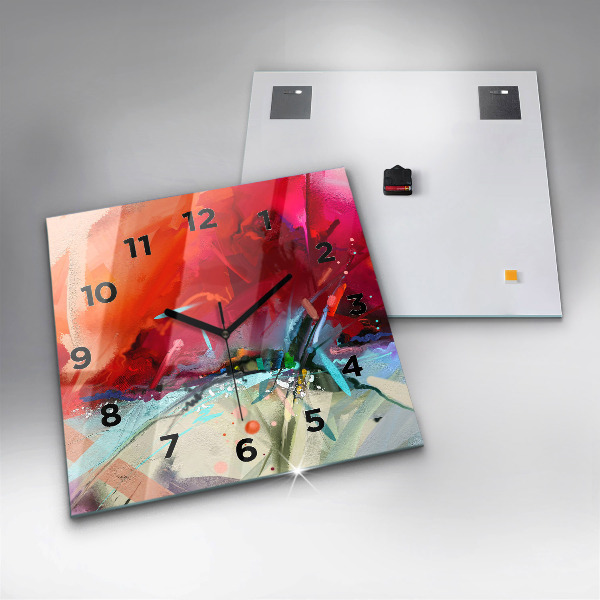 Orologio quadrato File di spezie